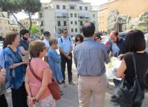 Roberto Calabria ricorda la non Italia del 1849. Al centro, un’ascoltatrice di riguardo: la prof.ssa Anna Maria Isastia della Sapienza