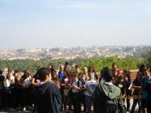 Prima scena al Belvedere della Costituzione della Repubblica romana del 1849