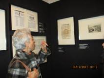 Nella sala di Ciceruacchio si leggono alcuni documenti dell’epoca di Pio IX