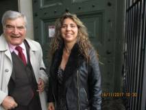Enrico Luciani con la dr. Mara Minasi, direttrice del Museo.