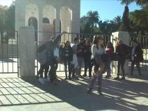 Arrivano al Mausoleo Ossario denominato AI CADUTI PER ROMA e inaugurato nel 1941