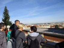 Il panorama di Roma affascina i ragazzi