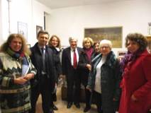 Arriva da Cagliari anche Dario Luciani, sulla sinistra accanto a Noemi Grimaldi