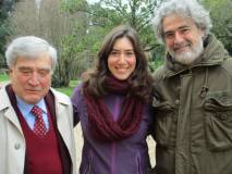 Enrico Luciani saluta Francesco e Laura e gli “Amici di Villa Sciarra” presenti