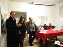 Giuseppe Garibaldi dopo la premiazione delle insegnanti saluta l’assemblea e rivolge un gradito elogio ai relatori e all'Associazione