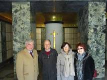 Oggi apertura della cripta: Enrico Luciani con Massimo Capoccetti, Giovanna De Luca, Stefania Cassia
