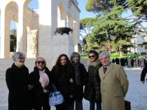 Per Roma Comune e città metropolitana la consigliera Gemma Guerrini (sulla sinistra): accanto a lei Bruna Milani e la funzionaria Comunale Assuntina Ragni