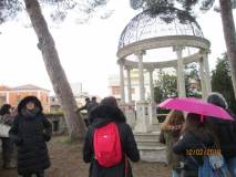 Alla sommità del VI bastione su Largo Berchet