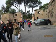Le classi lasciano il Parco gianicolense