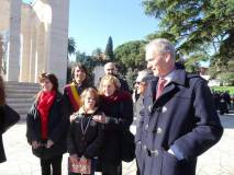 La famigli di Anita, tre generazioni di Garibaldi: in primo piano Francesco e al centro la sua mamma Anita con il nipotino Giuseppe Garibaldi