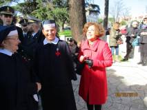 Con le crocerossine la prof. Gisella Bellantone animatrice di Mille donne per l’Italia