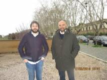 Stefano Tozzi consigliere Municipio Roma I, perplesso, parla con il nostro Marco Valerio Solia