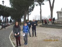 Sergio Garibaldi con la mamma Daniela Brescia, il papà e il fratello