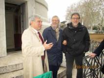 Enrico Luciani saluta l’arrivo del dr. Gildo De Angelis, Direttore USR Lazio
