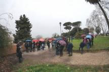 La pioggia tenta di fermaci al Belvedere