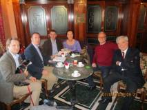 Martin Betz e Cristina Ricci al centro nella foto, con Costante e Giuseppe Garibaldi, sulla sinistra, assistiti da Massimo Capoccetti e Luciani Enrico