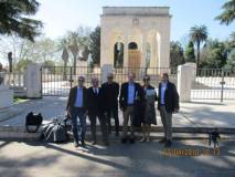 Dopo Villa Spada, estrema difesa dei bersaglieri lombardi, visita al Mausoleo Ossario ai CADUTI DI ROMA 1849-1870