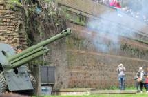 Il cannone spara