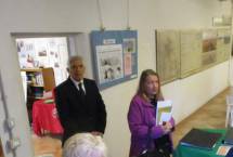 Arriva da Anzio, con la gentile signora, Patrizio Colantonio, dell’Associazione Sbarco di Anzio