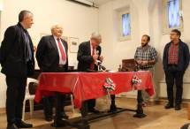 I relatori al loro posto assistiti da Roberto Calabria