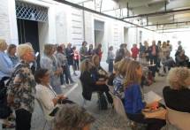 Il pubblico segue: sulla sinistra la nostra Ivana Colletta