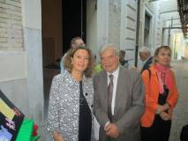 Prima di salutarsi, Enrico Luciani e l’Assessore Laura Baldassarre concordano sulla opportunità di una passeggiata al Gianicolo in occasione delle Visite Guidate. A presto!