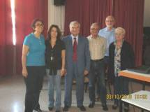 Foto di gruppo: sulla sinistra la prof.ssa Concetta de Meo , coordinatrice dell’evento
