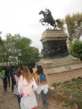Al monumento tomba di Anita Garibaldi