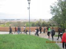 Magnifico il panorama di Roma visto dal Belvedere; tentiamo di leggere il testo della Costituzione romana del 1849