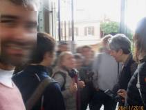 Alcuni ragazze della 1° D vengono riconosciute e salutate dai loro ex professori di terza media (I.C Forlanini)