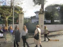 Arrivo a Villa Spada
