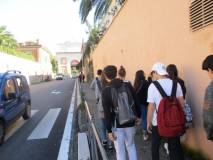 In cammino verso Porta San Pancrazio
