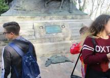 Qui riposano i resti mortali di Anita. Questo infatti è un monumento/tomba