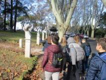 Si entra al Parco del Gianicolo e si guardano i primi busti della passeggiata