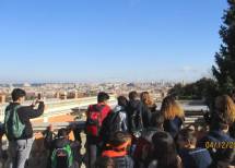 Il panorama su Roma è proprio bello dal Fontanone