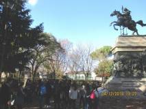 Tutti al monumento/tomba di Anita Garibaldi