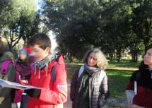 Si va anche al viale dei combattimenti del 3 giugno 1849: un bravissimo alunno spiega l’Esercito dei romani