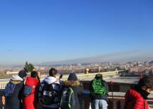 La vista su Roma davanti al Fontanone