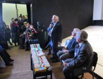 L’intervento di Vittorio Emiliani, giornalista e scrittore. Il pubblico ormai è sulle scale
