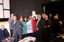Tutti insieme con ENRICO: Claudio Bove, al centro Daniela Donghia con Roberto, Mariapaola e Noemi, e sulla destra dietro Cerulli anche Mario Savelli , Antonio Cardellini e il prof. Antonio Bultrini