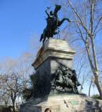 Una visita anche al monumento/tomba di Anita, prima di lasciare il Gianicolo.