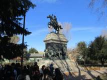 La visita al monumento /tomba di Anita Garibaldi