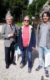 Enrico Luciani e Massimo Capoccetti con Mario Testa, alla prima lezione da accompagnatore