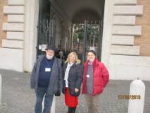 Intanto al Museo son pronti i nostri Antonio Cardellini e Mario Savelli ; con loro Elena Ivanovici