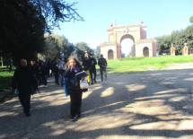 Noemi Grimaldi con la IVa di ritorno dalla ricognizione dell’Arco dei Quattro Venti
