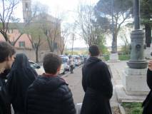 La batteria del pino e la Chiesa di san Pietro in Montorio