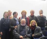 I soci: M. Elisabetta Ponti, Enrico Luciani, Giovanna De Luca, Cecilia Di Bartolomeo, Massimo Capoccetti, Agostino Bistarelli, seduti Antonio Cardellini, Elena Ivanovici