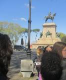 Il monumento a Giuseppe Garibaldi