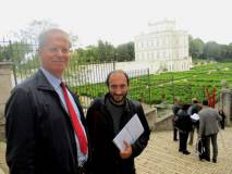 Raffaello Sestini si congratula con Roberto Calabria