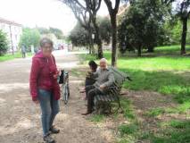 Emozionante e commovente! Pur malfermo, ci è venuto a salutare Luciano Vadilonga, il decano della nostra Associazione -91 anni-